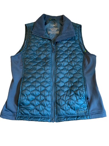 LL Bean Quilted Vest Women's Large 