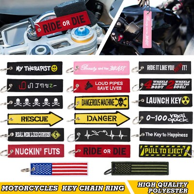 1x Funny Creative Key Chain Ring Universal Fit for Motorcycle Ducati Triumph BMW