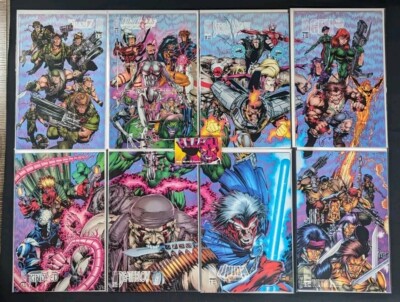Wildstorm Connecting Portacio Variant Set Image 1994 Gen 13 Stormwatch Wildcats