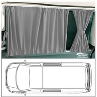 Gardinen FüR VW T5 T6 T6.1 Transporter Caravelle NUR FüR 3 Fenster VorhÄNge Grau