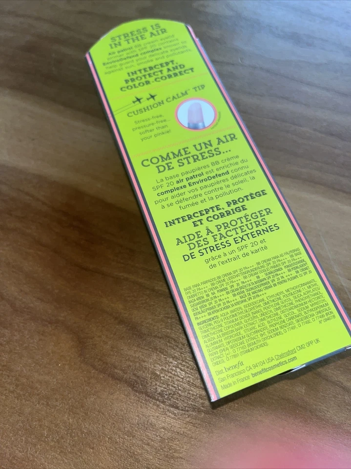 Benefit Air Patrol Envirodefend Complex BB Cream Eyelid Primer 0.13 fl oz BNIB - Image 3 of 4