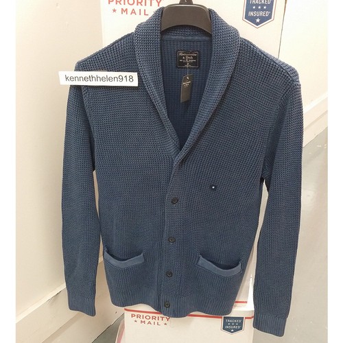 ABERCROMBIE \u0026 FITCH MENS SHAWL CARDIGAN 