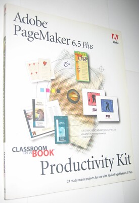Adobe PageMaker 6.5 Plus Productivity Kit SC 1999 24 Ready-made