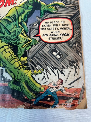 Strange Tales #89 1961 Key 1st app. Fin Fang Foom Silver Age - Picture 4 of 10
