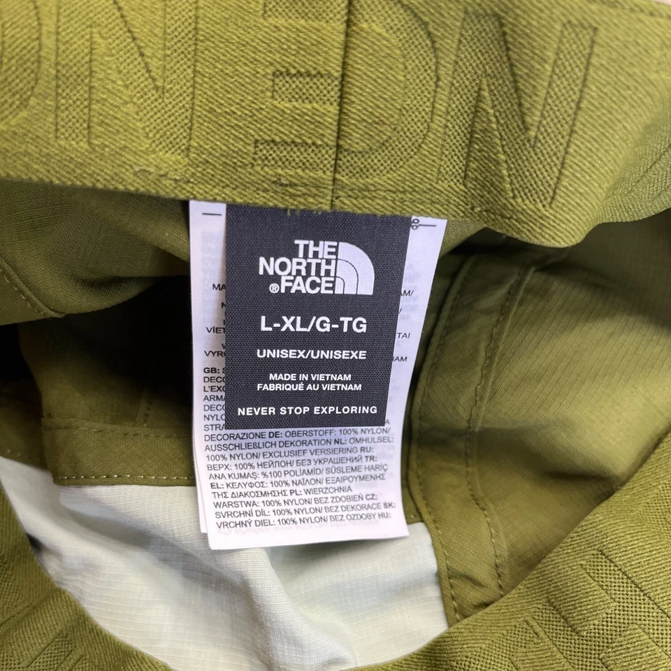 Sombrero parasol The North Face unisex L/XL verde y gris claro equipo para exteriores Foto 4 de 4