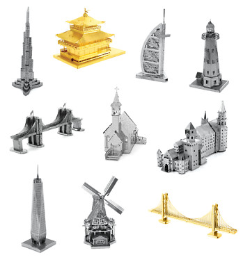 Metal Earth Fascinations Architektur 3D Metall Puzzle, mehrere Angebote