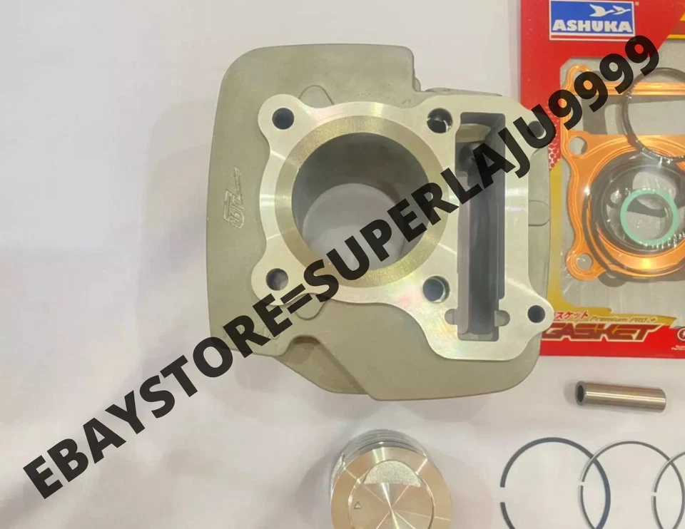 Yamaha TTR110 TT-R 110E Big Bore Kit 128cc with Cylinder Head Set Big Valve - Image 4 of 4