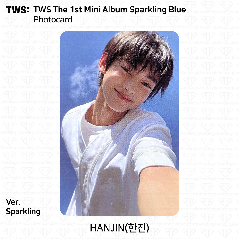 TWS 1st Mini Album Sparkling Blue Photocard Polaroid KPOP K TWS 1st Mini Album Sparkling Blue Photocard Polaroid KPOP K