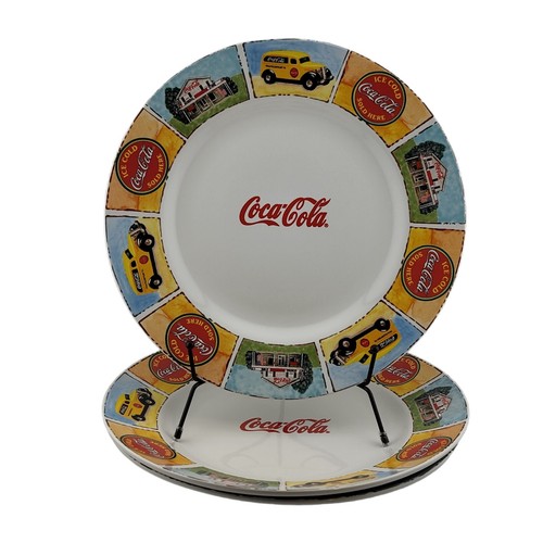 Coca Cola Good Ole Days 11.5" Dinner Plates Gibson Coke Soda Advertising NWT - Picture 9 of 10