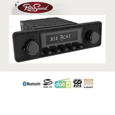 RETROSOUND RSD-BLACK-1DAB-1 Bluetooth 1-DIN DAB Autoradio Oldtimer US-Cars