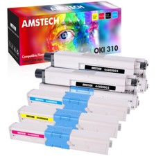 Image of LOT Toner Compatible for Oki C310dn C330 C510 C531dn MC562w MC361 MC362 Printer