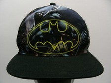 BATMAN - YOUTH SIZE ADJUSTABLE SNAPBACK BALL CAP HAT 