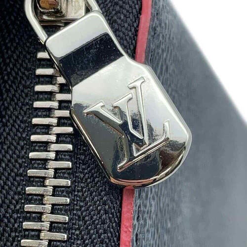 LOUIS VUITTON Zippy wallet Vertical Damier Graphite/Print Rouge/Multicolor N... - Picture 10 of 12