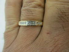 14K Gold Diamond Wedding Band Diamond .55 Carat F-VS1  3.50 Grams Value 7,950