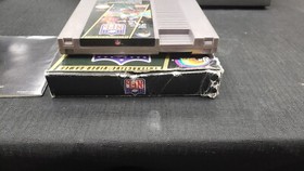 CIB NFL FOOTBALL NINTENDO NES VIDEO GAME COMPLETE IN BOX W/ PROTECTOR CASE