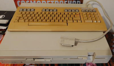 Commodore C 128 D + Tastatur (w/ cables) (+ cord) working (mod 1581 & Jiffy inc)