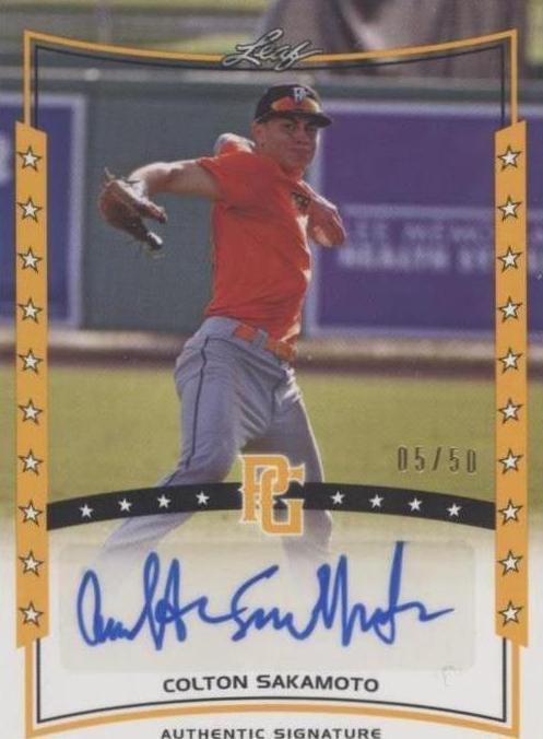 2014 Leaf Perfect Game Showcase - Colton Sakamoto #A-CS4 - 1 of 1
