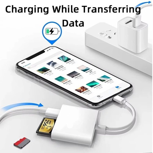 4 in 1 USB Lightning Kartenleser SD TF OTG Adapter für iPhone iPod iPad - 第 2/14 張圖片