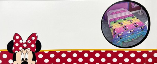 Trapuntino Minnie singolo piazza e mezza copriletto trapuntato Disney ufficiale - Foto 7 di 7