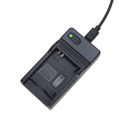 USB Battery charger for Samsung SB-L110 VP-D105 VP-D107 VP-D70 VP-D73i Camcorder - Picture 3 of 9