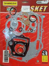 FULL LIFAN GASKET SET FOR 110cc 125cc PIT BIKE ENGINE 52.4mm BORE Round Oil HOLE