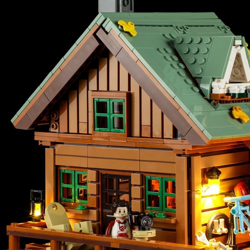 FUNWHOLE F9035 Mountain Cabin Building Block Set w/Light Kit 2255pcs -AU Stock - Picture 11 of 24
