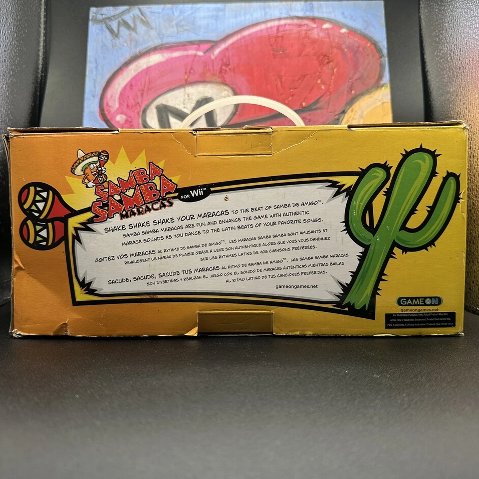 GameOn Red Samba Samba Maracas (B001ELEXPW) Navigation Controller/Nunchuck - Image 3 of 3