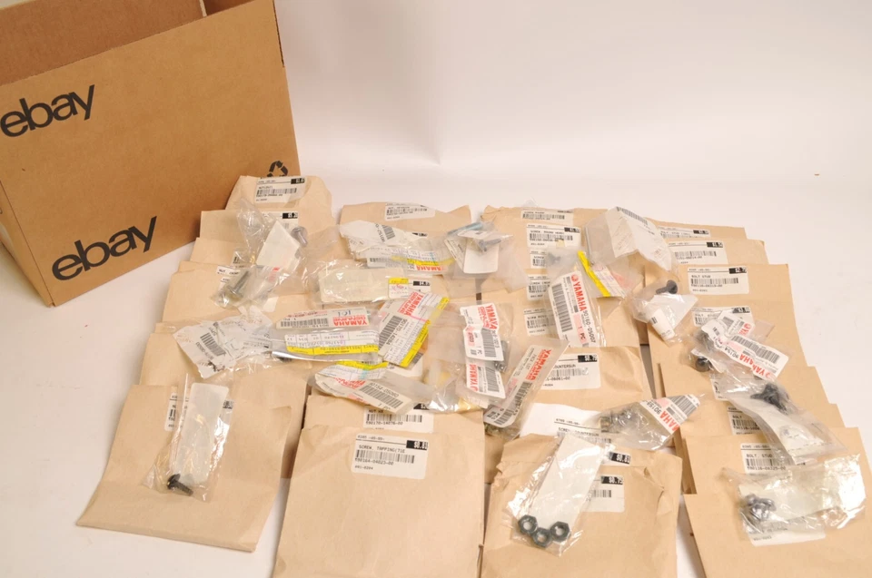 Bulk Lot Yamaha small parts see list of part numbers and qty inside -  Lot #3 - Image 2 of 2