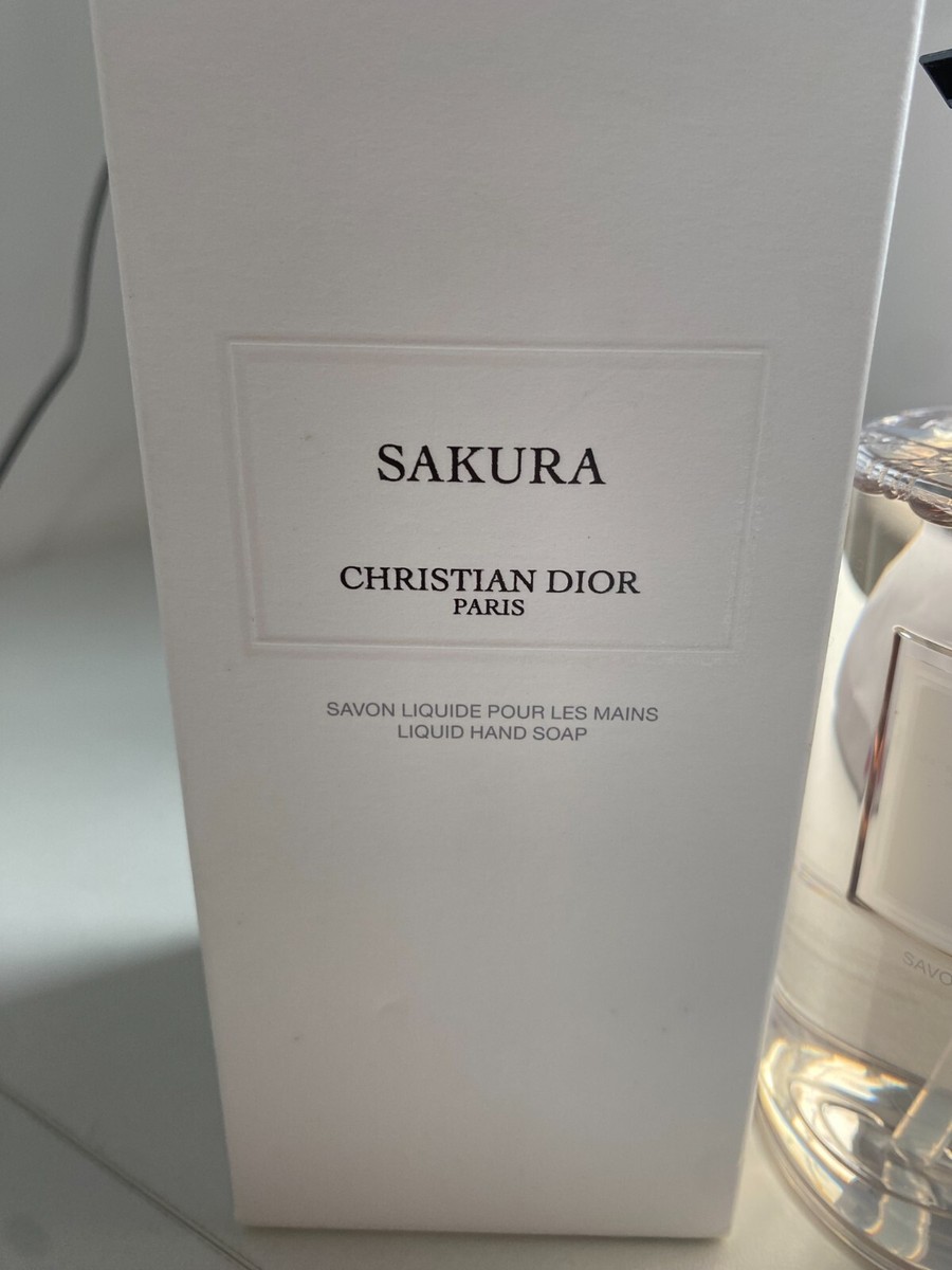 Christian Dior SAKURA Liquid Hand Soap Wash 350ml NEW Box is