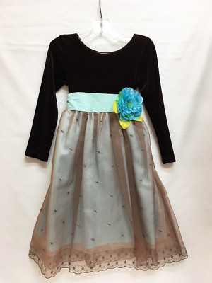 aqua holiday dress Light Aqua Party Dress Sequin Chiff A-line Long Dress – Aquarius Brand main image 1