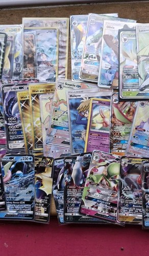 Pokémon TCG 80 Card Bundle - All S&M Sets - 2 Gx/FULL/SECR - 8 Holo/reverse RARE - Picture 8 of 15