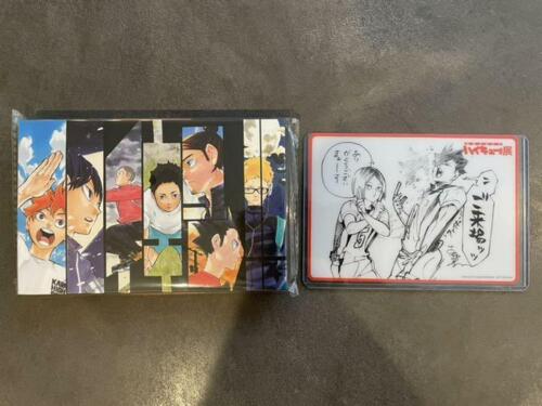 Haikyuu Exhibition Kuroo Kenma Visitor Benefits Clear Card Volleyball Box 2 Set - Picture 1 of 8