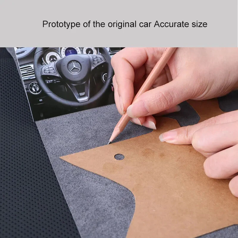 Car Steering Wheel Cover Leather for Ford EcoSport Fiesta 2008-2017 Accessories - Image 2 of 4