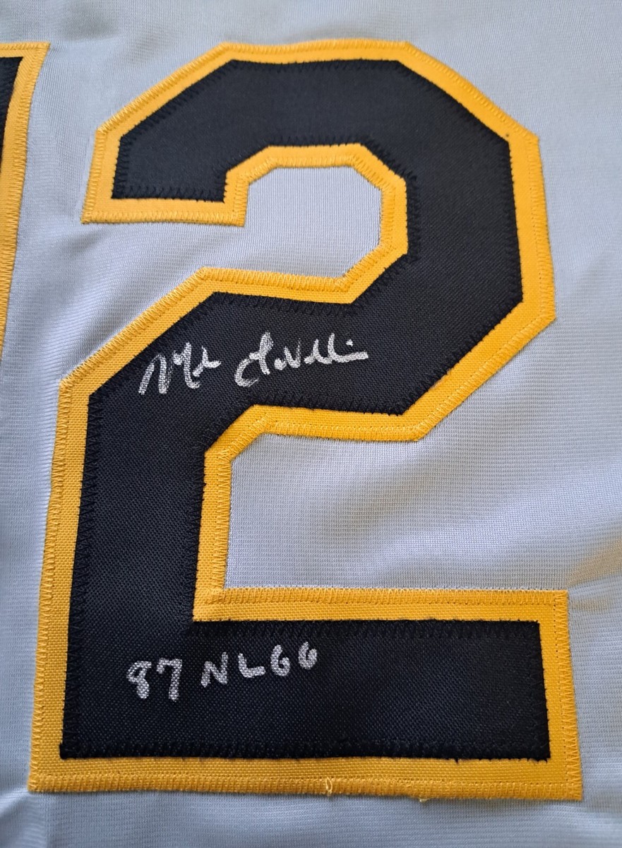 Mike LaValliere Signed Pittsburgh Pirates Jersey 1987 NL Gold