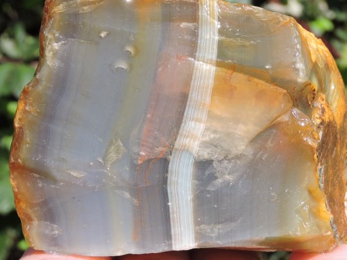 BRAZILIAN AGATE PAIR. COLORFUL STONE Lapidary Gems. (1 pound 13oz total) - Picture 16 of 24
