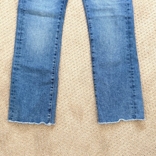 DL1961 DL 1961 JEANS EMIE Straight cropped Leg Frayed hem High Rise $69 12 girls - Picture 5 of 7