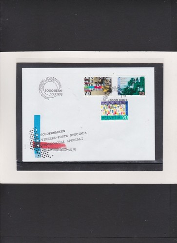 Schweiz-FDC Mi. Nr. 1640 - 1642 " Jahresereignisse - 100 Jahre UNI St. Gallen "