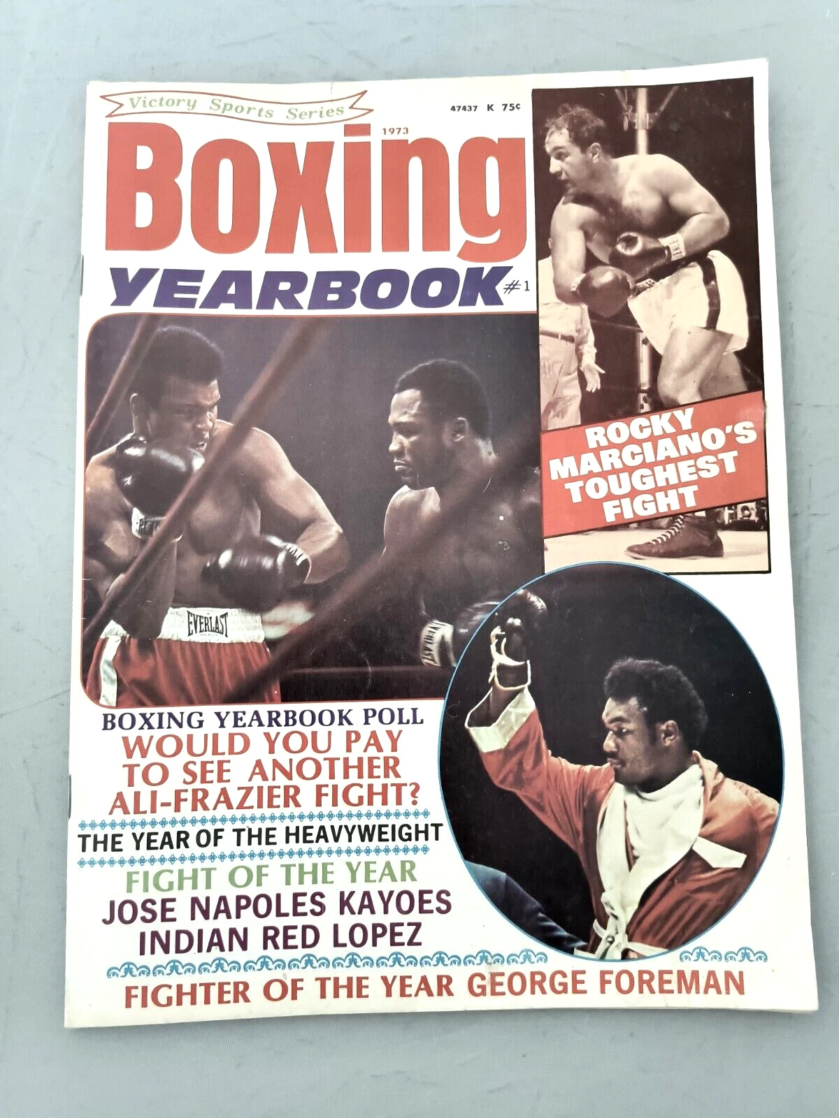 ボクシング イヤーブック マガジン 1973年 モハメド・アリ・フレイジャー MCM 広告写真  - 画像1/22