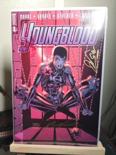 Awesome Comics Youngblood 1 ( Set Of 4) + Holiday Gold 1 + Exclusive Gold 1 . - Picture 4 of 24