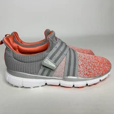Adidas Golf Climacool Knit Womens Size 8.5 Shoes Spikeless Gray Red Sneakers
