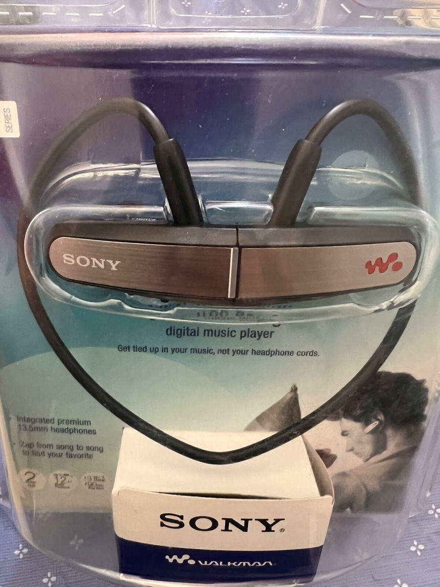全新未拆封索尼Walkman NWZ-W202 黑色2 GB 数字媒体播放器2009