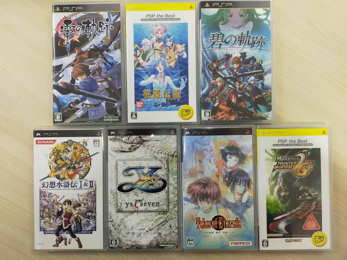PSPゲームソフト15枚 playstation portable 19games soft psp JRPG FROM JAPAN | eBay