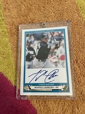2004-05 UD Origins Baseball Miguel Cabrera Autograph ON CARD AUTO.