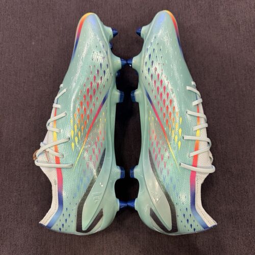 adidas X Speedportal.1 SG Aqua Blue Soccer Cleats GW8442 Men’s Size 11.5 - Picture 4 of 9