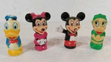 VTG 1986 Disneyland Playmates Train Playset Mickey  Minnie Mouse & Daisy Donald 