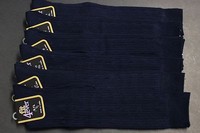 6 PAIRS Women's  knee high sock crew BOOTS socks shoe size 4-10 SOLID NAVY BLUE 2