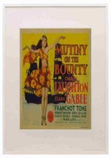 Mutiny on the Bounty 1935 07 Film A3 A4 Framed Print Picture