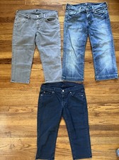 Lot Of 3 - 7 For All Mankind Capri Jeans #5
