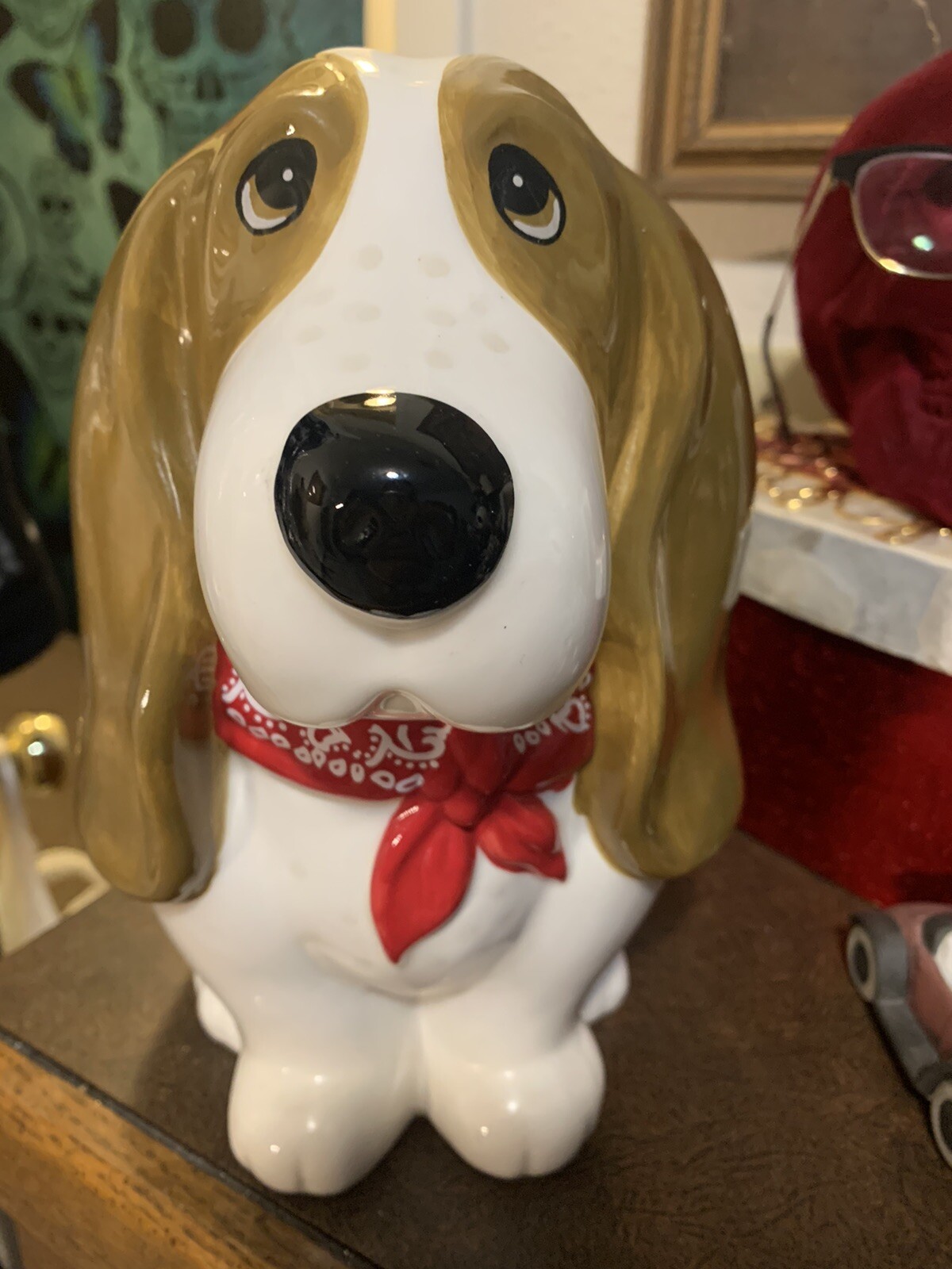 Pioneer Woman Charlie The Basset Hound Utensil Holder eBay