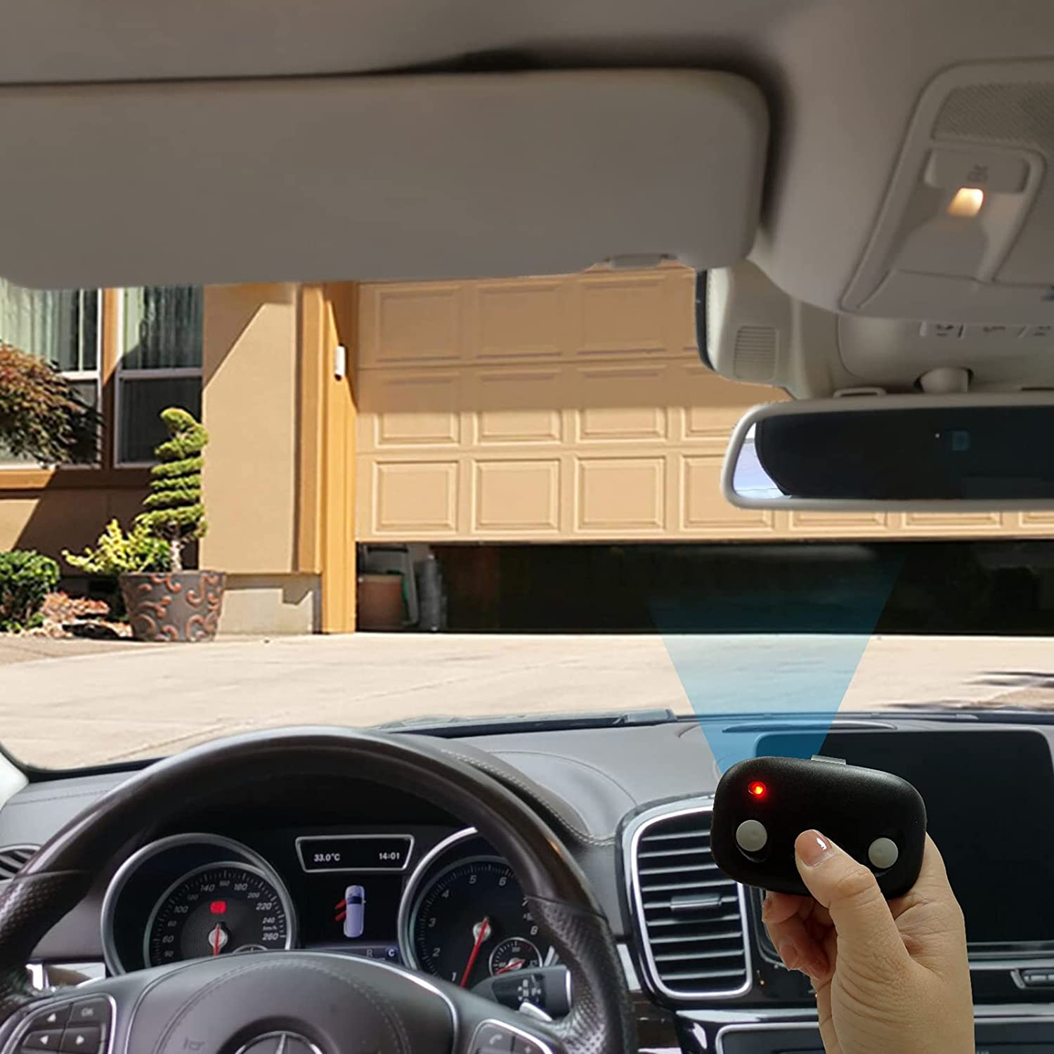 2 For MCT3 Linear Mega Code 3BTN Garage Door Opener Remote DNT00089